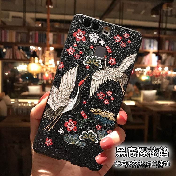 Kuori Huawei P9 Plus Silikoni Ripustettavat Koristeet Trendi, Kotelo Huawei P9 Plus Monivärinen Puhelimen Kuoret