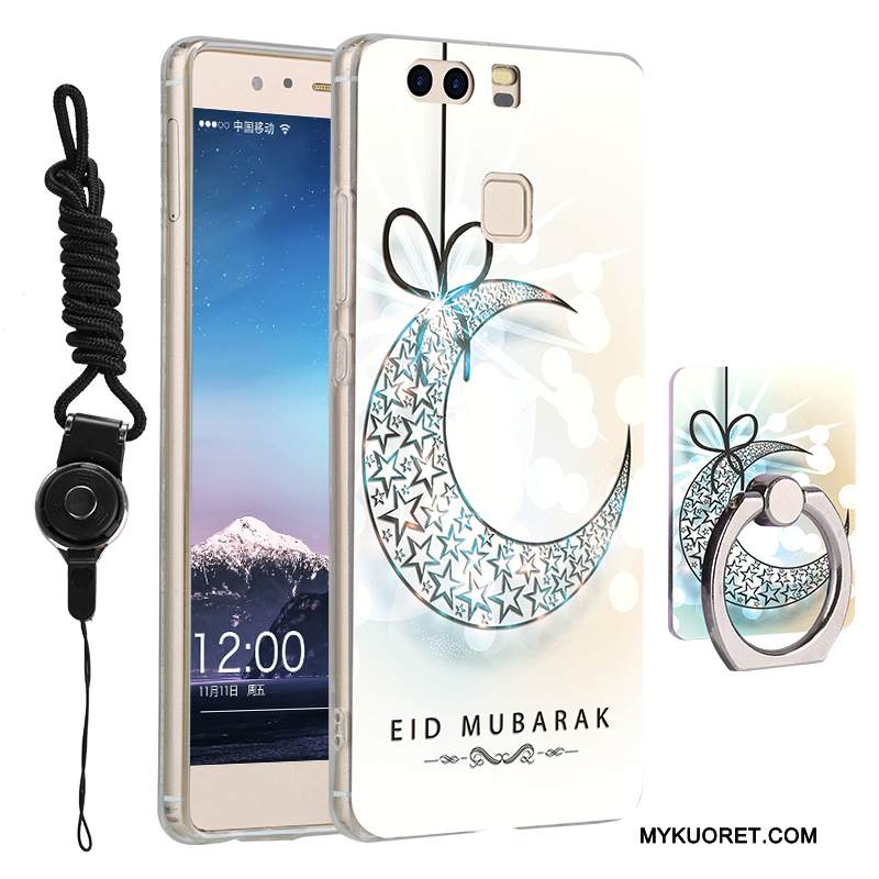 Kuori Huawei P9 Plus Silikoni Ulotteinen Puhelimen Kuoret, Kotelo Huawei P9 Plus Laukut Keltainen Murtumaton