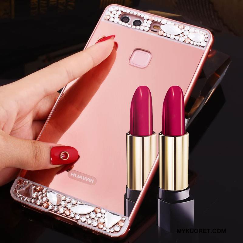 Kuori Huawei P9 Plus Suojaus Jauhe Yksinkertainen, Kotelo Huawei P9 Plus Strassi Kehys Murtumaton