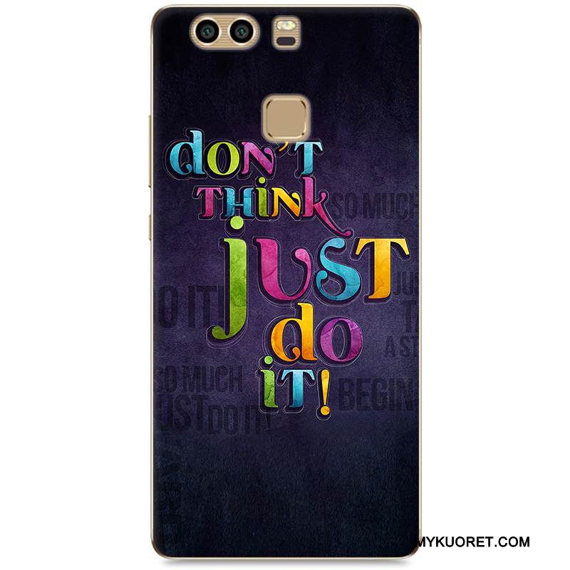 Kuori Huawei P9 Plus Suojaus Kova Trendi, Kotelo Huawei P9 Plus Maalaus Sininen Puhelimen Kuoret