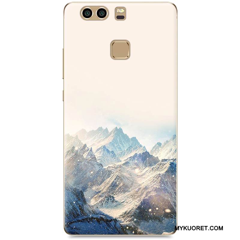 Kuori Huawei P9 Plus Suojaus Kova Trendi, Kotelo Huawei P9 Plus Maalaus Sininen Puhelimen Kuoret