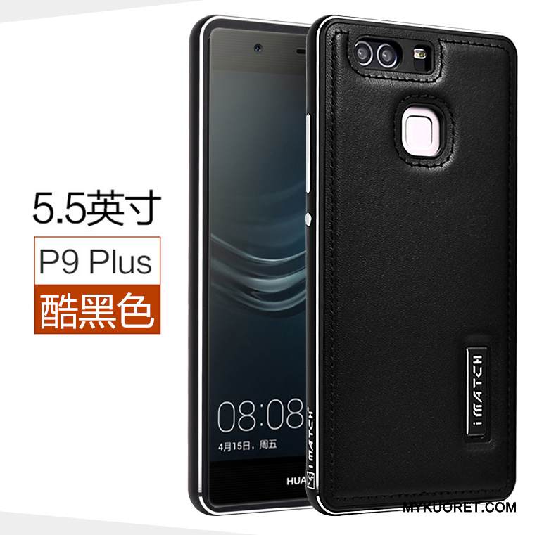 Kuori Huawei P9 Plus Suojaus Murtumaton Liiketoiminta, Kotelo Huawei P9 Plus Nahka Puhelimen Kuoret