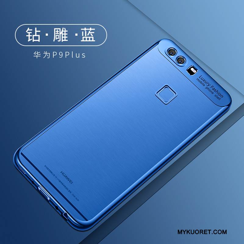 Kuori Huawei P9 Plus Suojaus Ohut Läpinäkyvä, Kotelo Huawei P9 Plus Pehmeä Neste Puhelimen Kuoret Kulta