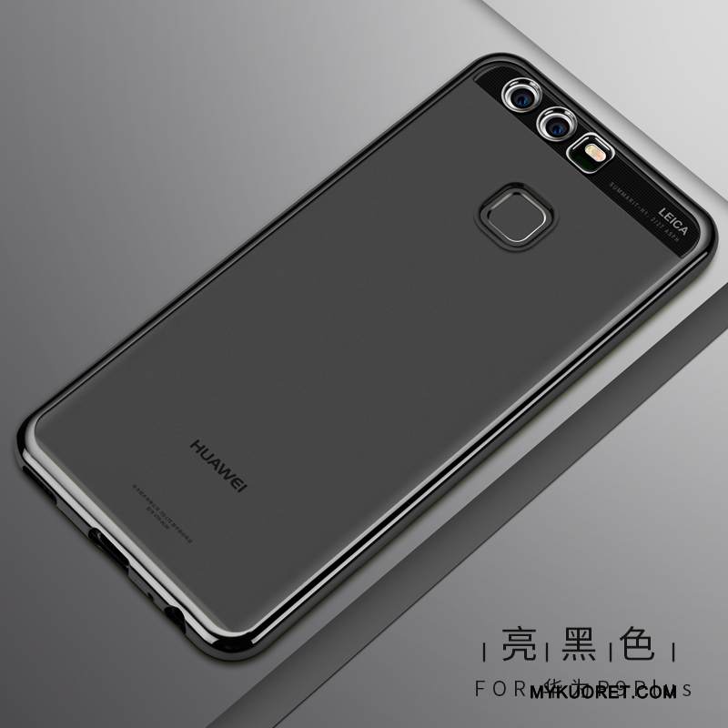 Kuori Huawei P9 Plus Suojaus Ohut Läpinäkyvä, Kotelo Huawei P9 Plus Pehmeä Neste Puhelimen Kuoret Kulta