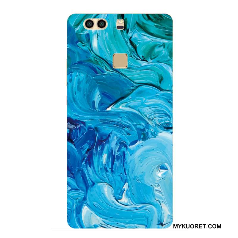 Kuori Huawei P9 Plus Suojaus Pesty Suede Kova, Kotelo Huawei P9 Plus Laukut Murtumaton Puhelimen Kuoret