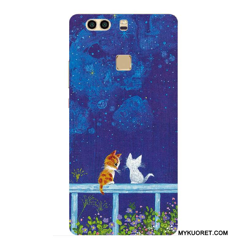 Kuori Huawei P9 Plus Suojaus Pesty Suede Kova, Kotelo Huawei P9 Plus Laukut Murtumaton Puhelimen Kuoret