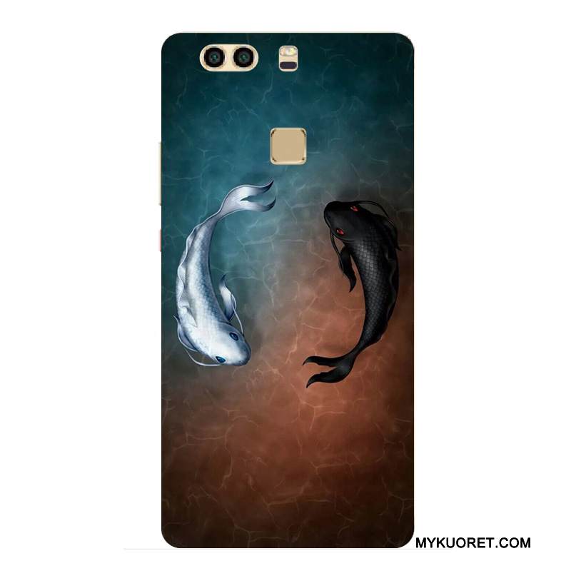 Kuori Huawei P9 Plus Suojaus Pesty Suede Kova, Kotelo Huawei P9 Plus Laukut Murtumaton Puhelimen Kuoret