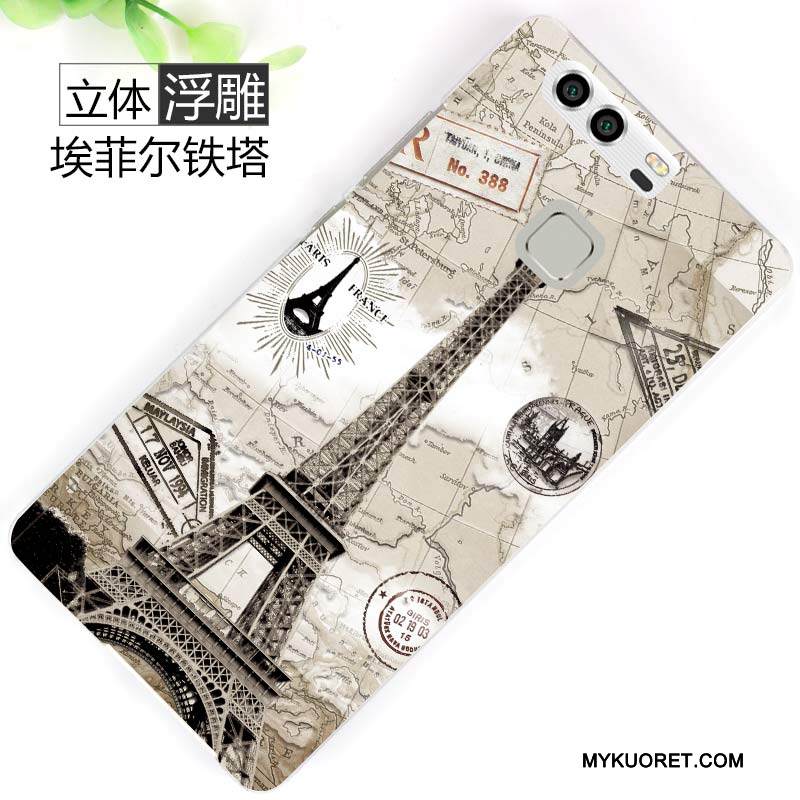 Kuori Huawei P9 Plus Suojaus Pesty Suede Trendi, Kotelo Huawei P9 Plus Luova Puhelimen Kuoret Kova