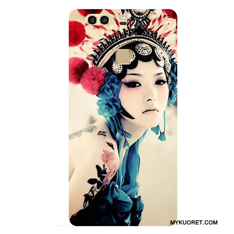 Kuori Huawei P9 Plus Suojaus Puhelimen Kuoret Tatuointi, Kotelo Huawei P9 Plus Laukut Kova Tide-brändi