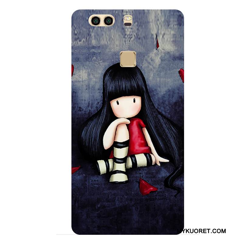 Kuori Huawei P9 Plus Suojaus Puhelimen Kuoret Tatuointi, Kotelo Huawei P9 Plus Laukut Kova Tide-brändi