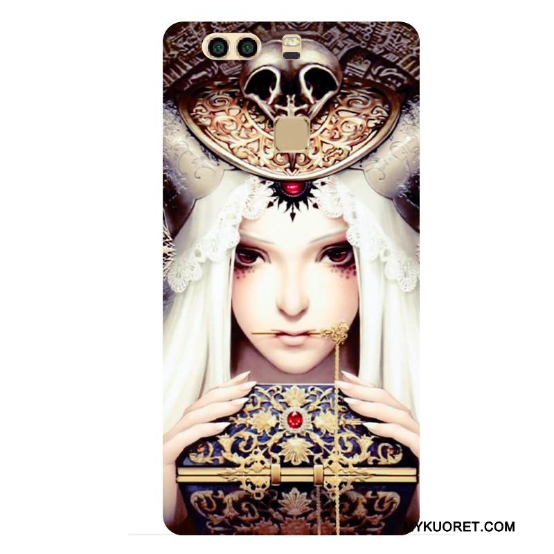 Kuori Huawei P9 Plus Suojaus Puhelimen Kuoret Tatuointi, Kotelo Huawei P9 Plus Laukut Kova Tide-brändi