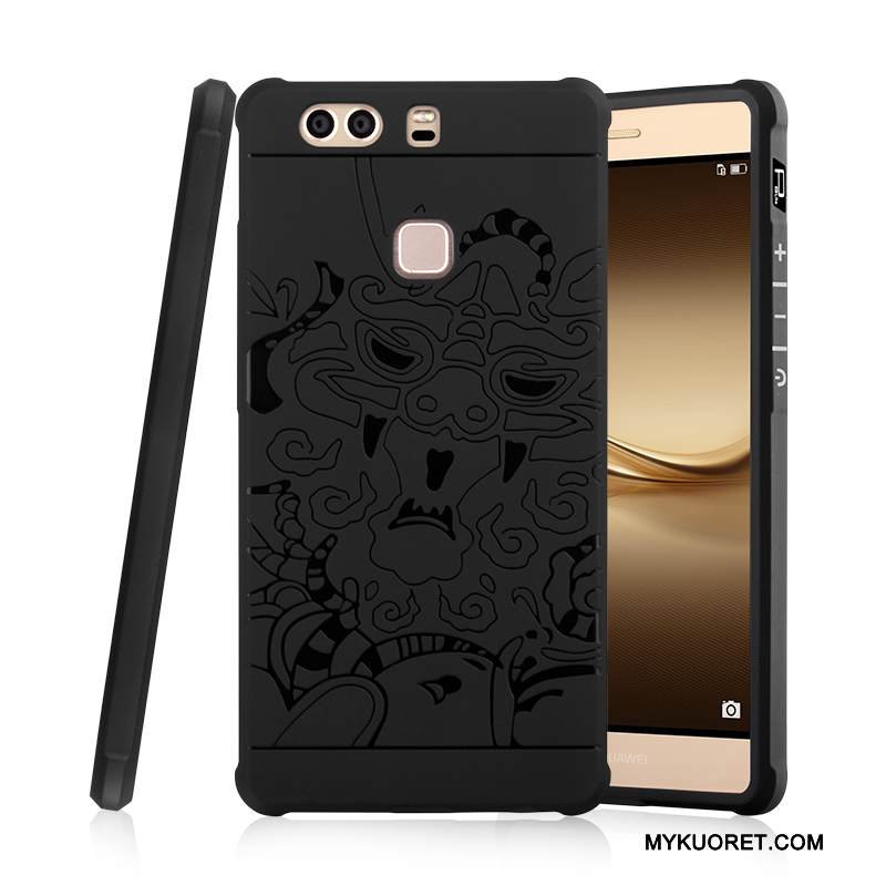 Kuori Huawei P9 Plus Suojaus Suupaltti Ohut, Kotelo Huawei P9 Plus Laukut Vaalean Harmaa