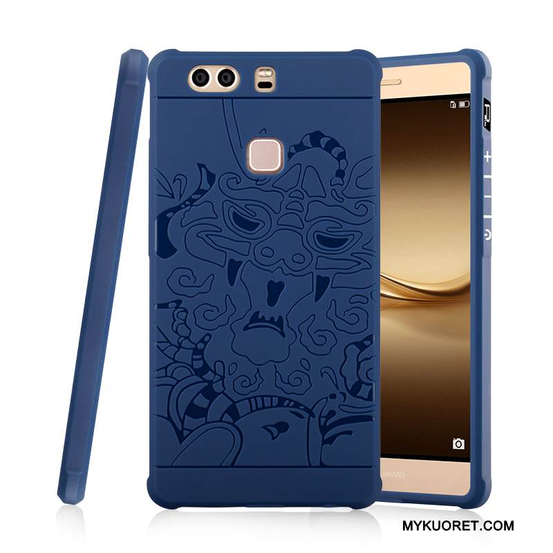 Kuori Huawei P9 Plus Suojaus Suupaltti Ohut, Kotelo Huawei P9 Plus Laukut Vaalean Harmaa