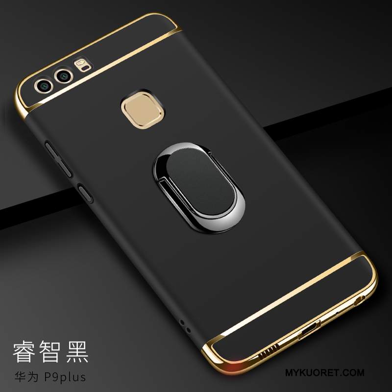 Kuori Huawei P9 Plus Tuki Punainen Kova, Kotelo Huawei P9 Plus Suojaus Murtumaton Magneettinen