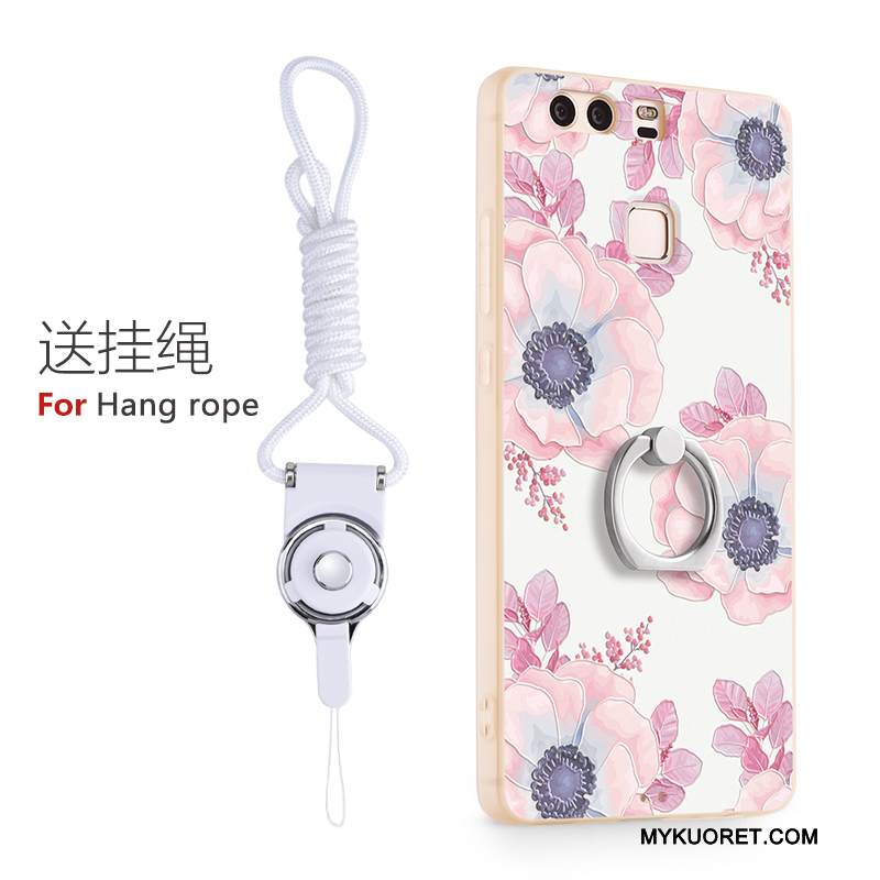 Kuori Huawei P9 Sarjakuva Persoonallisuus Puhelimen Kuoret, Kotelo Huawei P9 Silikoni Rengas Ihana