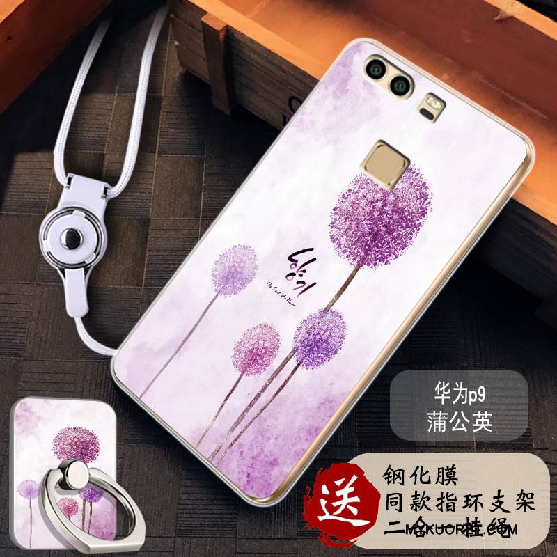 Kuori Huawei P9 Silikoni Läpinäkyvä Puhelimen Kuoret, Kotelo Huawei P9 Maalaus Murtumaton Trendi