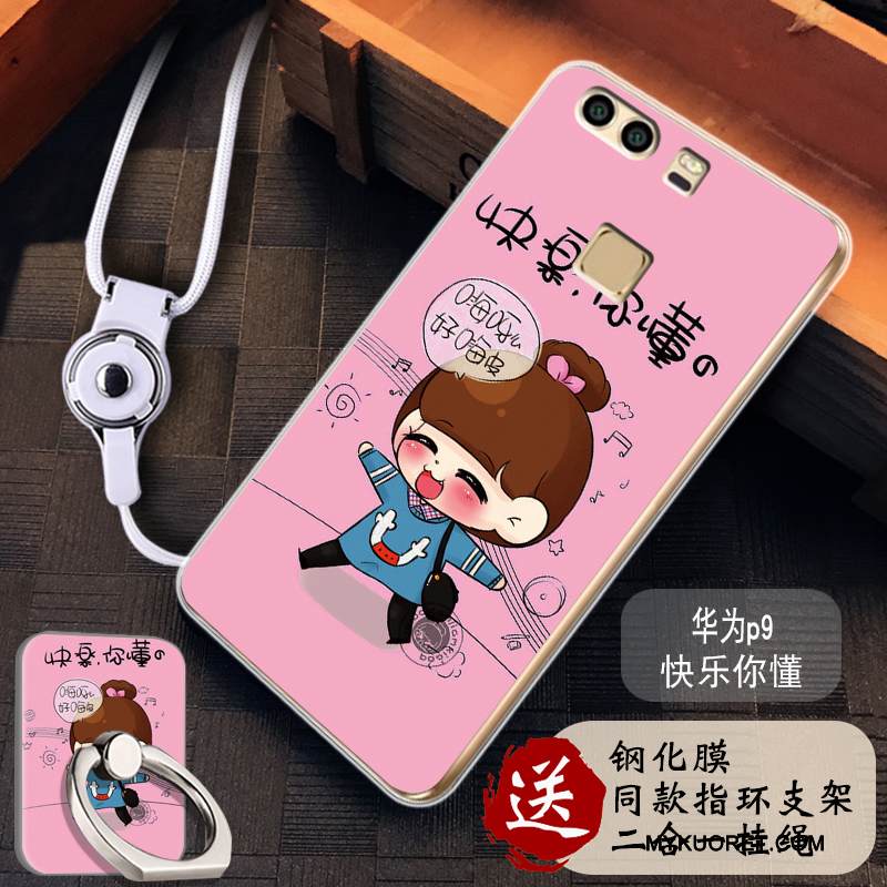 Kuori Huawei P9 Silikoni Läpinäkyvä Puhelimen Kuoret, Kotelo Huawei P9 Maalaus Murtumaton Trendi