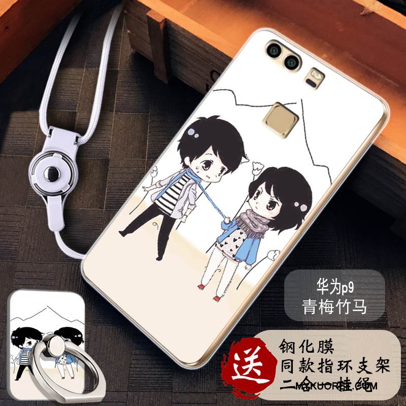 Kuori Huawei P9 Silikoni Läpinäkyvä Puhelimen Kuoret, Kotelo Huawei P9 Maalaus Murtumaton Trendi