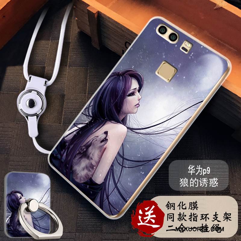 Kuori Huawei P9 Silikoni Läpinäkyvä Puhelimen Kuoret, Kotelo Huawei P9 Maalaus Murtumaton Trendi