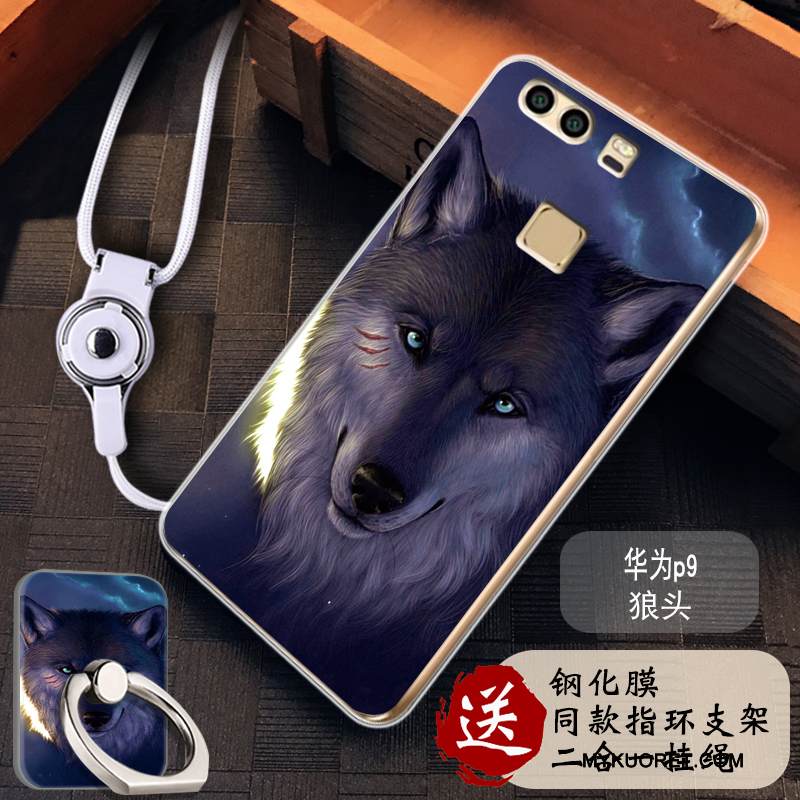 Kuori Huawei P9 Silikoni Läpinäkyvä Puhelimen Kuoret, Kotelo Huawei P9 Maalaus Murtumaton Trendi