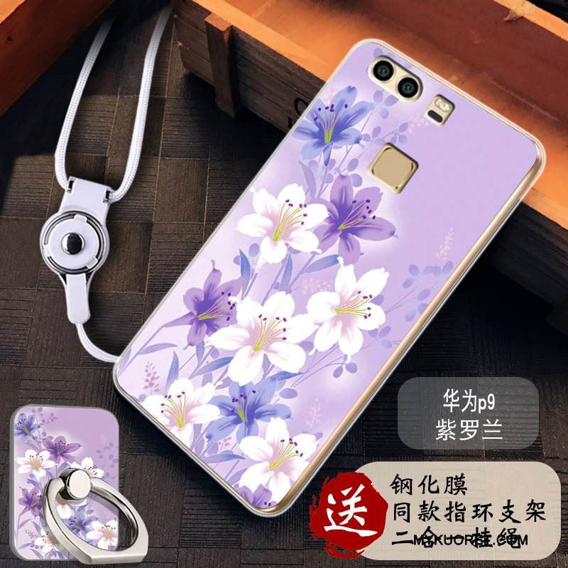 Kuori Huawei P9 Silikoni Läpinäkyvä Puhelimen Kuoret, Kotelo Huawei P9 Maalaus Murtumaton Trendi