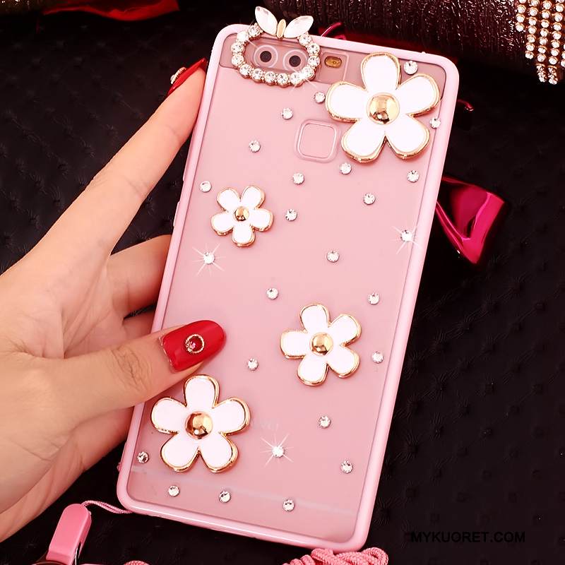 Kuori Huawei P9 Suojaus Jauhe Puhelimen Kuoret, Kotelo Huawei P9 Strassi Ripustettavat Koristeet