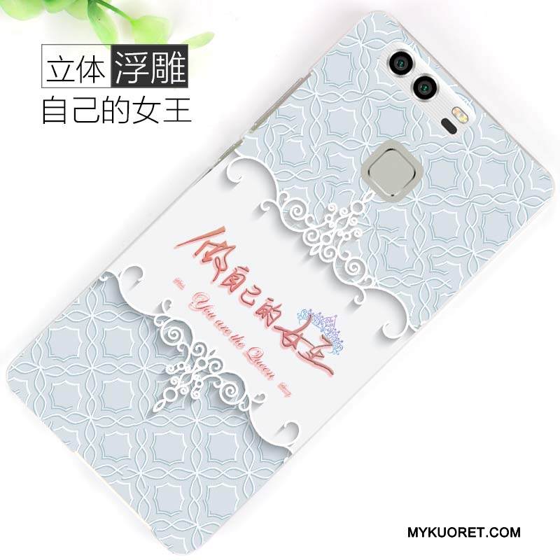 Kuori Huawei P9 Suojaus Puhelimen Kuoret Keltainen, Kotelo Huawei P9 Maalaus Pesty Suede Tide-brändi