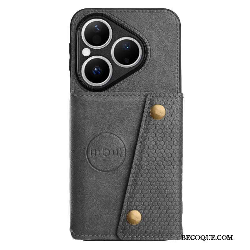 Kuori Huawei Pura 80 Nahkaefektikortti Teline