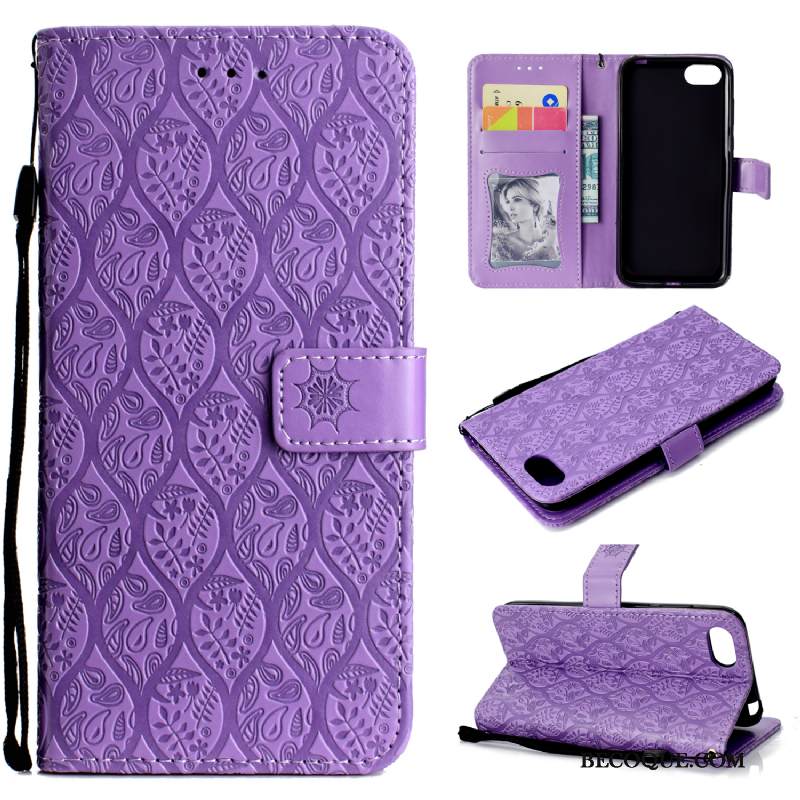 Kuori Huawei Y5 2018 Kuoret Kukka Puhelimen Kuoret, Kotelo Huawei Y5 2018 Laukut Kukkakuvio Kortti