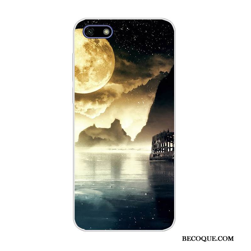 Kuori Huawei Y5 2018 Sarjakuva Puhelimen Kuoret Murtumaton, Kotelo Huawei Y5 2018 Suojaus Vihreä