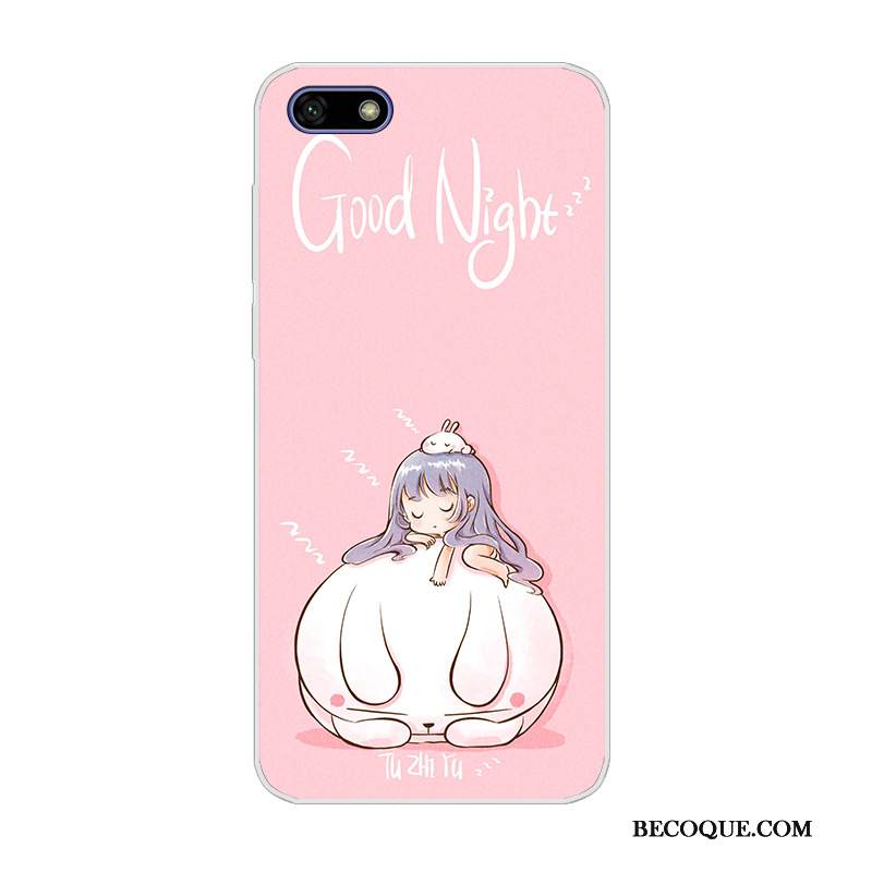 Kuori Huawei Y5 2018 Sarjakuva Puhelimen Kuoret Murtumaton, Kotelo Huawei Y5 2018 Suojaus Vihreä