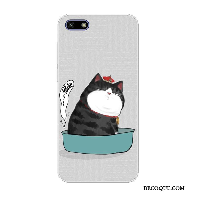 Kuori Huawei Y5 2018 Sarjakuva Puhelimen Kuoret Murtumaton, Kotelo Huawei Y5 2018 Suojaus Vihreä