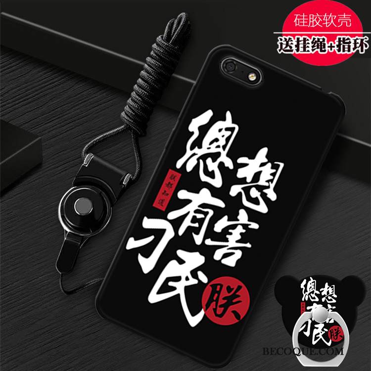 Kuori Huawei Y5 2018 Tuki Persoonallisuus Puhelimen Kuoret, Kotelo Huawei Y5 2018 Pehmeä Neste Punainen