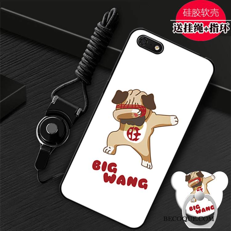 Kuori Huawei Y5 2018 Tuki Persoonallisuus Puhelimen Kuoret, Kotelo Huawei Y5 2018 Pehmeä Neste Punainen