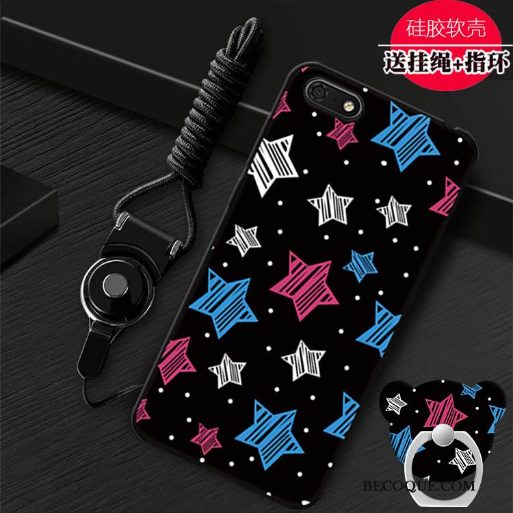 Kuori Huawei Y5 2018 Tuki Persoonallisuus Puhelimen Kuoret, Kotelo Huawei Y5 2018 Pehmeä Neste Punainen