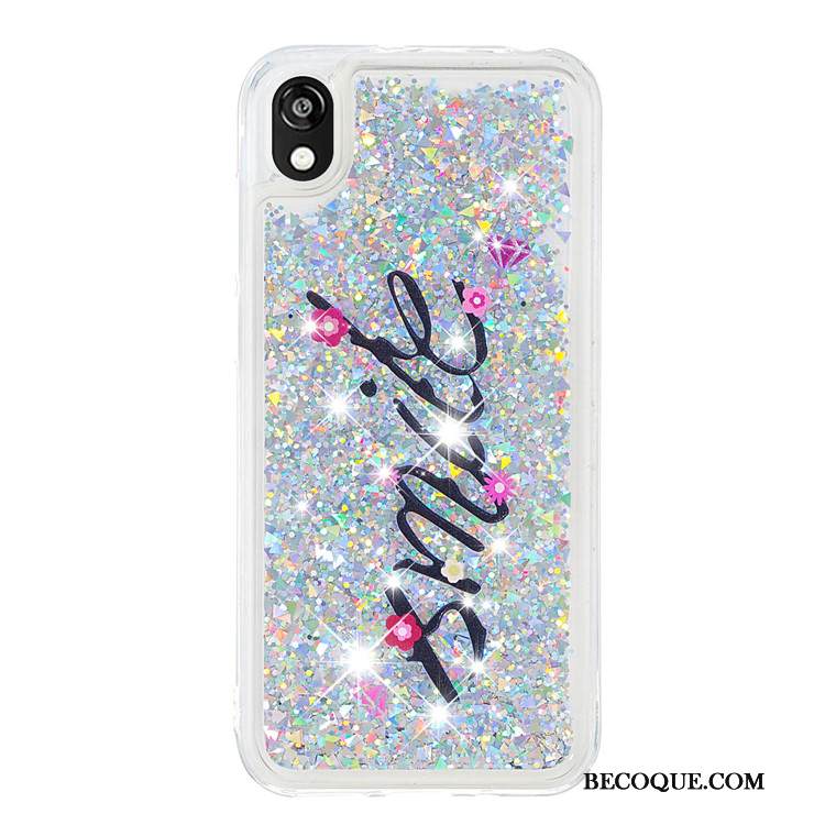 Kuori Huawei Y5 2019 Laukut Murtumaton Violetti, Kotelo Huawei Y5 2019 Pehmeä Neste Juoksuhiekka Puhelimen Kuoret