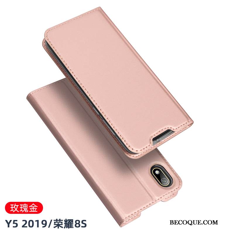 Kuori Huawei Y5 2019 Laukut Uusi Kortti, Kotelo Huawei Y5 2019 Nahka Murtumaton 说
