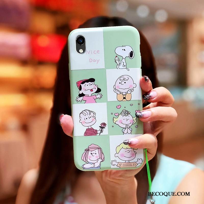 Kuori Huawei Y5 2019 Pehmeä Neste Vihreä Puhelimen Kuoret, Kotelo Huawei Y5 2019 Maalaus Murtumaton