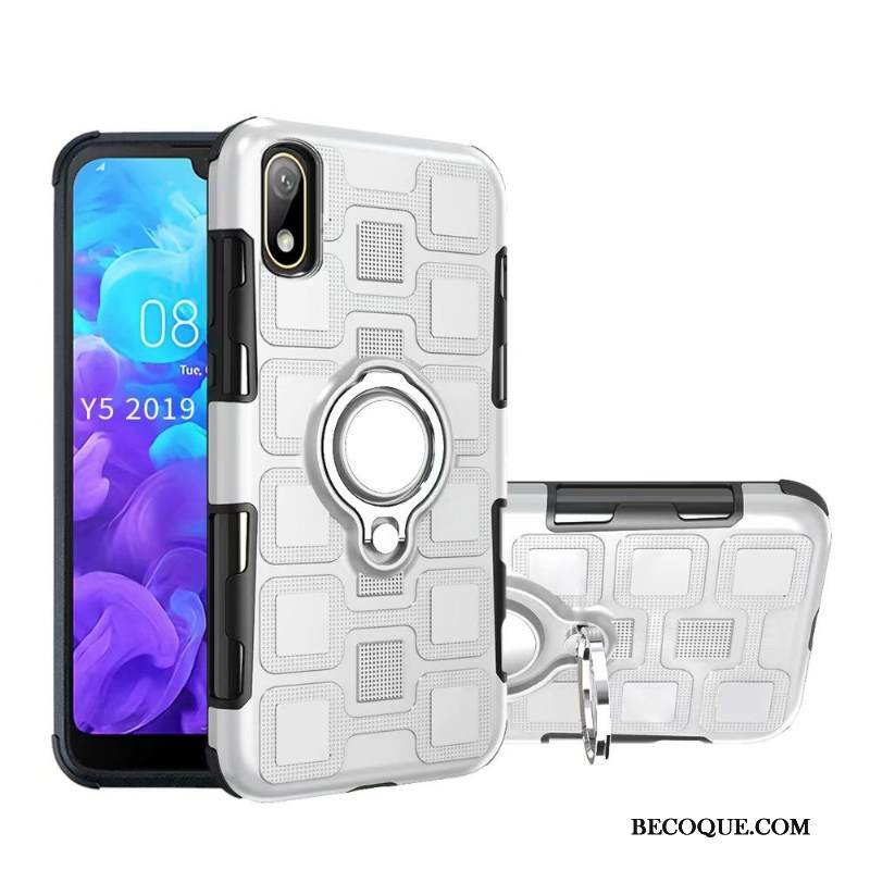 Kuori Huawei Y5 2019 Tuki Murtumaton Rengas, Kotelo Huawei Y5 2019 Laukut Punainen Puhelimen Kuoret