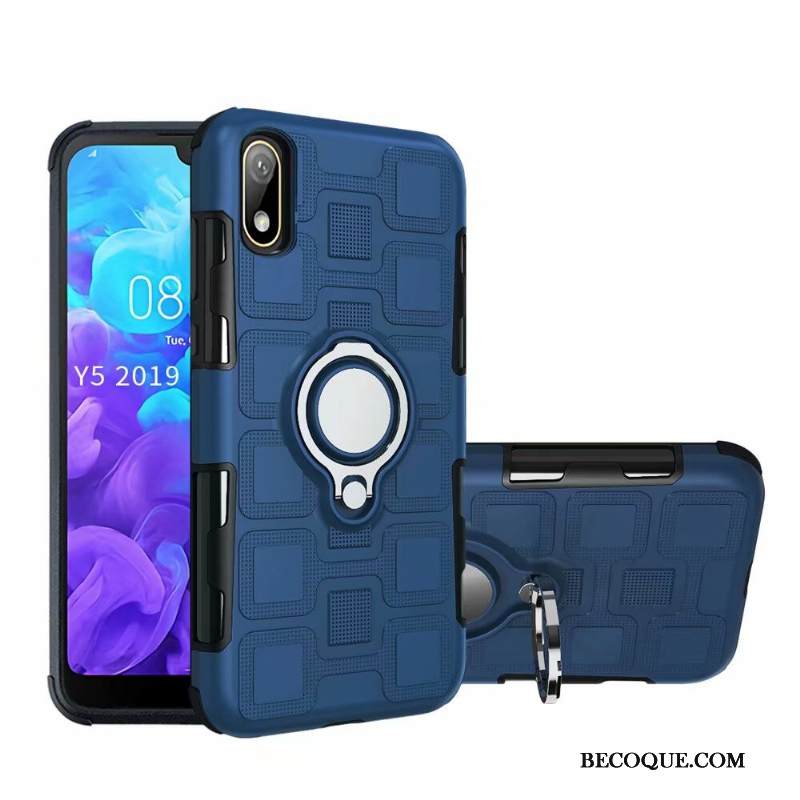 Kuori Huawei Y5 2019 Tuki Murtumaton Rengas, Kotelo Huawei Y5 2019 Laukut Punainen Puhelimen Kuoret