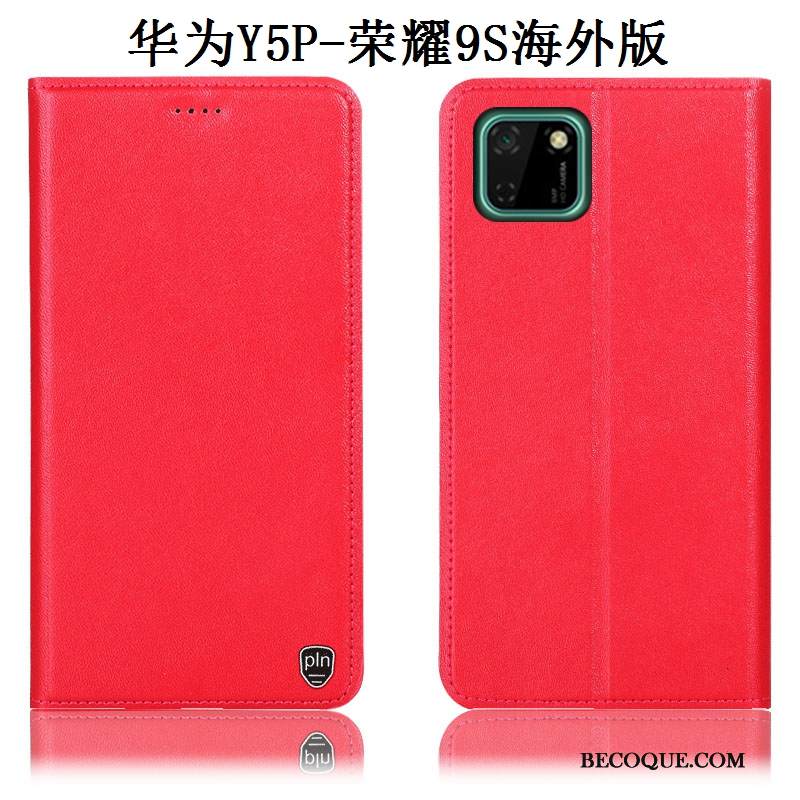 Kuori Huawei Y5p Nahka Kukkakuvio Keltainen, Kotelo Huawei Y5p Suojaus Murtumaton Puhelimen Kuoret