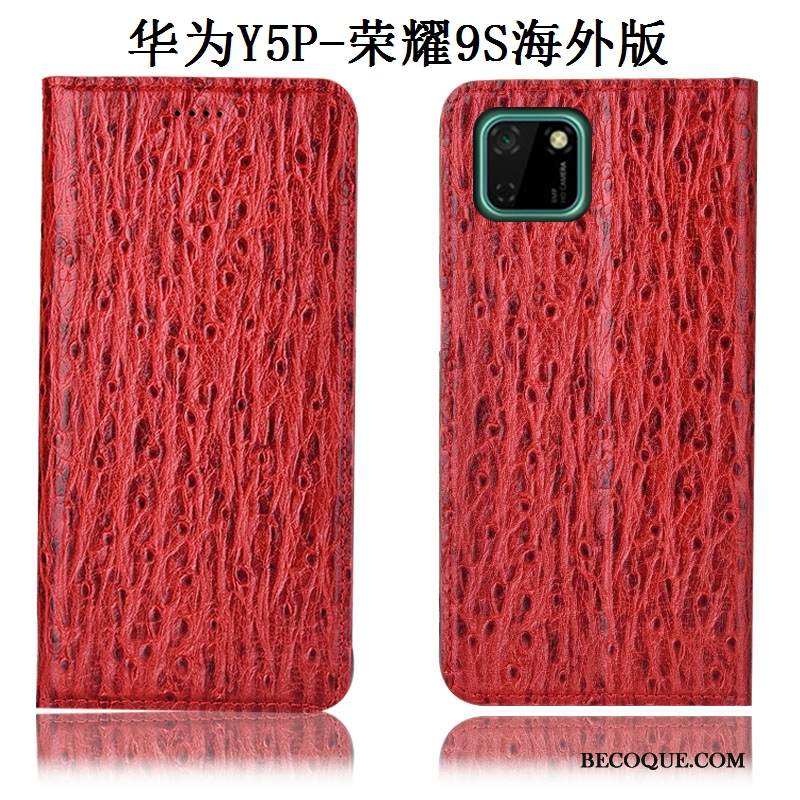 Kuori Huawei Y5p Nahka Kukkakuvio Musta, Kotelo Huawei Y5p Suojaus Puhelimen Kuoret Murtumaton