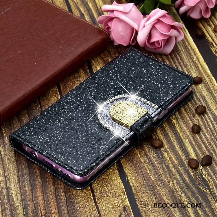 Kuori Huawei Y6 2018 Nahka Jauhe Uusi, Kotelo Huawei Y6 2018 Kuoret Violetti