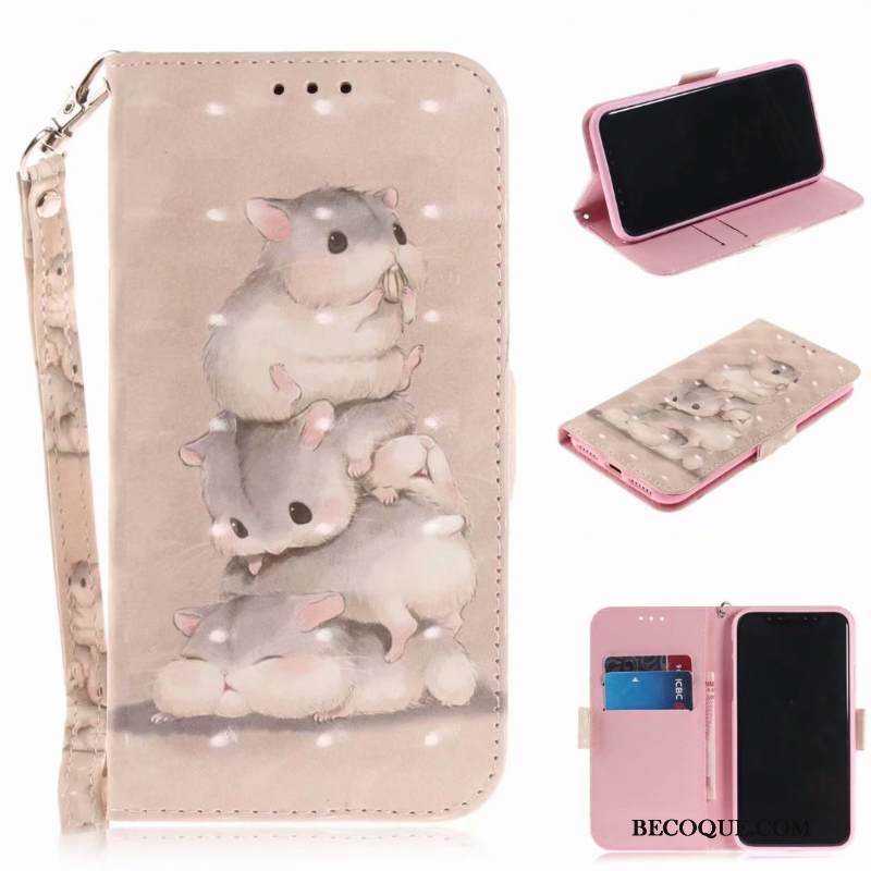 Kuori Huawei Y6 2018 Nahka Sininen Murtumaton, Kotelo Huawei Y6 2018 Suojaus