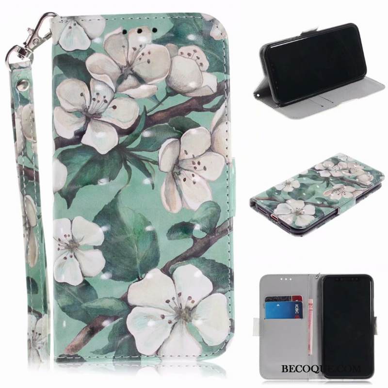 Kuori Huawei Y6 2018 Nahka Sininen Murtumaton, Kotelo Huawei Y6 2018 Suojaus