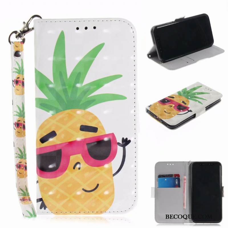 Kuori Huawei Y6 2018 Nahka Sininen Murtumaton, Kotelo Huawei Y6 2018 Suojaus