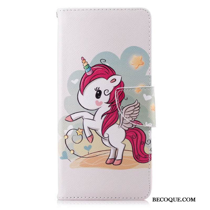 Kuori Huawei Y6 2018 Nahka Sininen Murtumaton, Kotelo Huawei Y6 2018 Suojaus