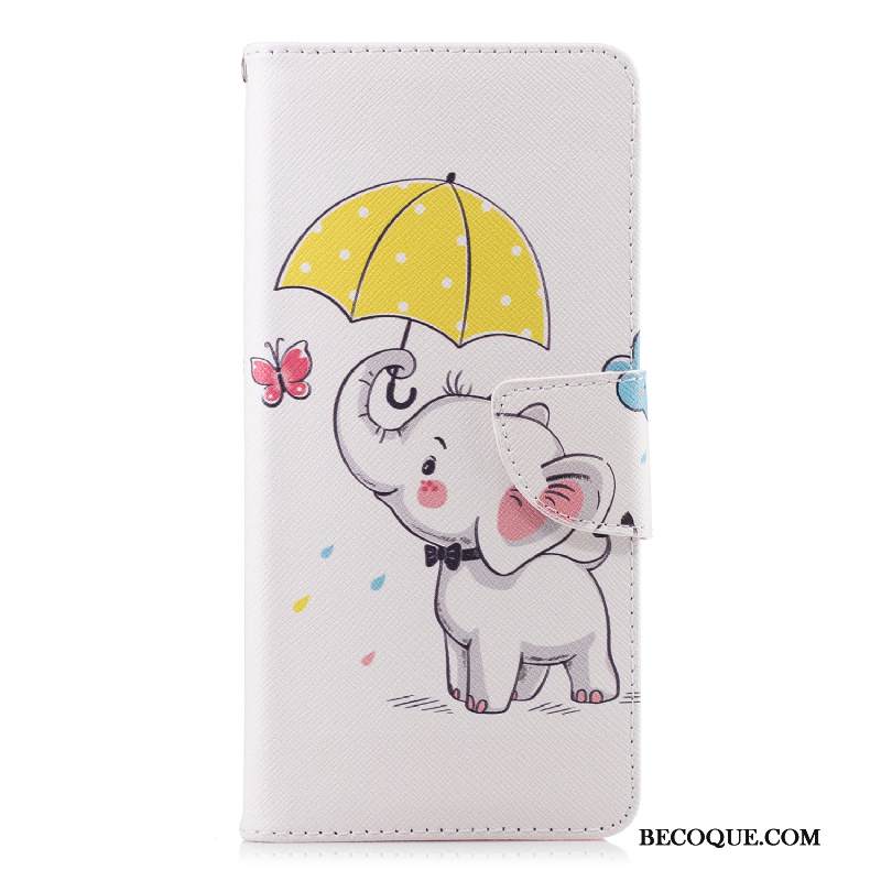 Kuori Huawei Y6 2018 Nahka Sininen Murtumaton, Kotelo Huawei Y6 2018 Suojaus