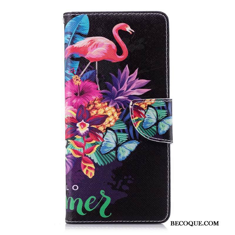 Kuori Huawei Y6 2018 Nahka Sininen Murtumaton, Kotelo Huawei Y6 2018 Suojaus