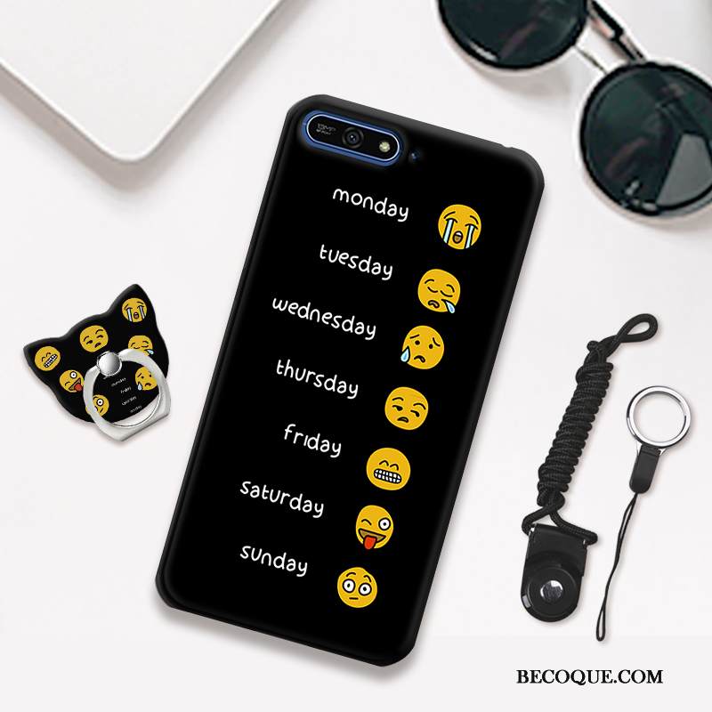 Kuori Huawei Y6 2018 Sarjakuva Puhelimen Kuoret Valkoinen, Kotelo Huawei Y6 2018 Suojaus